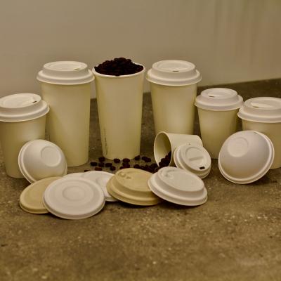 China Home Compostable Aqueous coating Single-wall Paper Cups for sale