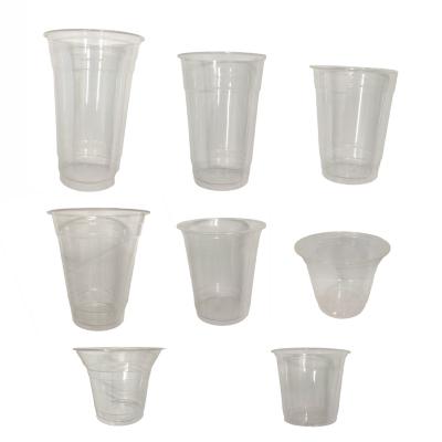 China Clear Cold Cup Compostable PLA Clear cup for sale