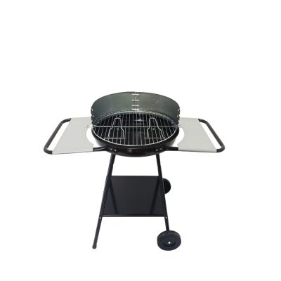 China Height Adjustable Handle Panel Aerobat4 Two Side Gray BBQ Grill With Wheels for sale