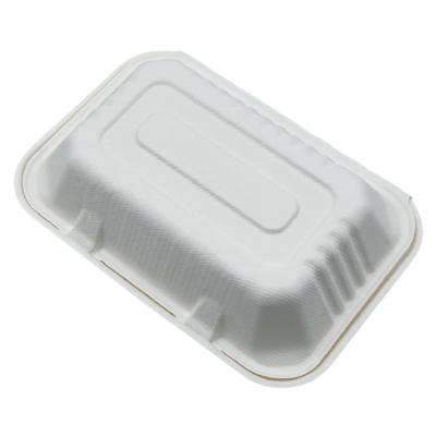 China OEM Price Disposable Sugarcane Box&Sugarcane Clamshell Food Container Manufacturer for sale