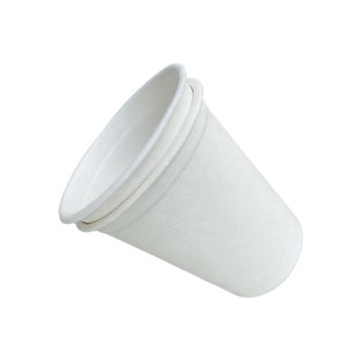 China Eco Friendly Biodegradable Bagasse Mug Sugarcane Coffee Cups 16oz Compostable Cup With Lid for sale