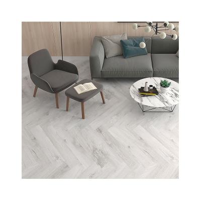 China Rustic Unilin Click System Easy Care Wood Vinyl Flooring SPC Herringbone Flooring for sale