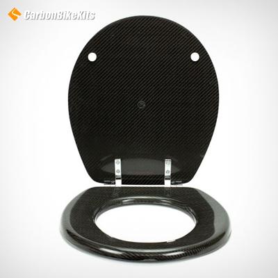 China Carbon Fiber Customized Carbon Fiber Toilet Lid Lightweight Durable Toilet Seat Cover for sale