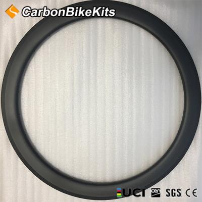 China CBK EC50TR 700C 25mm 50mm Wide Carbon Bicycle Road Rims Carbon 29er Rims Tubeless Offset Rims for sale