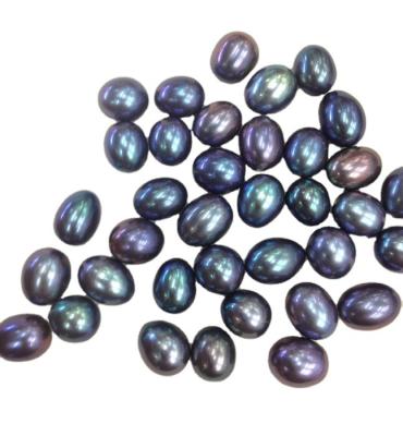 China Peacock Freshwater Color Pearl 9-10mm Loose Drop Beads for sale