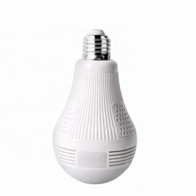 China Waterproof / Waterproof IP CCTV Wifi 360 Degree VR Bulb Wireless Panoramic Camera for sale