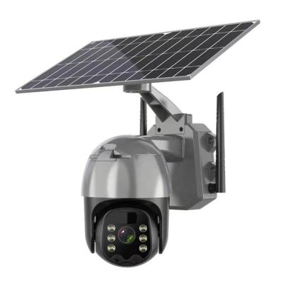 China 4MP/2MP Multipurpose Outdoor 4G Solar Night Vision CCTV Surveillance Color Night Vision PIR Alert PTZ Wireless Visual Security Cameras for sale