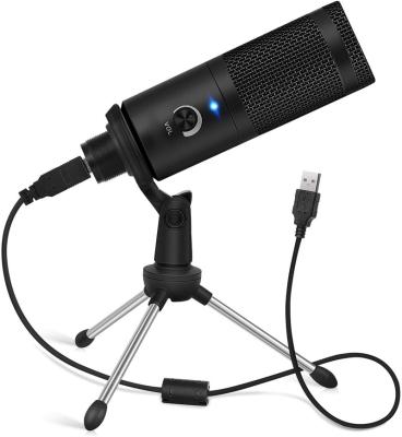 China PC Mic Gaming Livestream Recording Microphone Kit With Tripod Stand USB Microphone China Wholesale USB Microphone Computer Computer Condenser Stand for sale