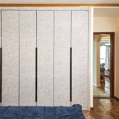 China Modern 18mm MDF Wardrobe Bedroom Sets Sliding Door Wardrobe for sale