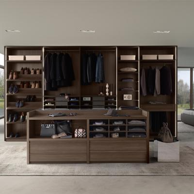 China Mid Century Modern Wardrobe Closet Wooden Bedroom Closet Modern Closets for sale