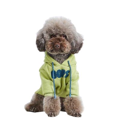 China 2021 Ekkiochen Viable Dog Clothes Blue Bear Ear Coats Like Small Dog Clothes Or Doggie Cartoon Coats for sale