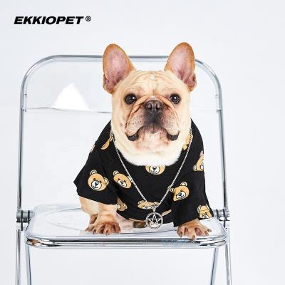 China 2021 Viable Ekkiochen dog black bear hot sale hoodie like trui baby dog ​​dress or frenchbulldog clothes for sale