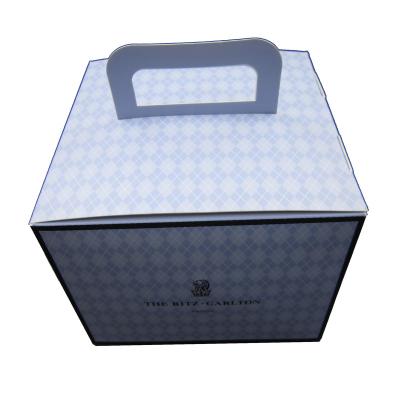 China Food Factory Cheap Price Customized Cake Packaging Box Matt Lamination Candy Pie Paper Box for sale