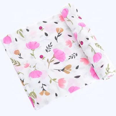 China Hot Selling Organic Anti-Static Wrap Custom Private Label Muslin Baby Blanket Diapers for sale