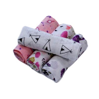 China Hot Selling Organic Muslin Anti-Static Wrap Baby Blanket Diapers Custom Private Label for sale