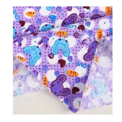 China Anti-static hot sale baby print flannel wholesale cotton printed fabric for baby bedding for sale