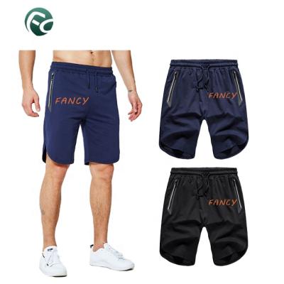 China Wholesale Mens Anti-Wrinkle Jogger Shorts Gym Sports Shorts Logo Summer Gray Sports Running Cotton OEM Custom For Men's Shorts for sale