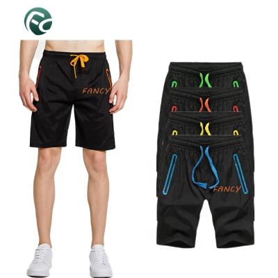 China Custom Made Anti-Wrinkle Mens Lightweight Sweat-Wicking Woven 100% Polyester Athletic Performance Shorts for sale