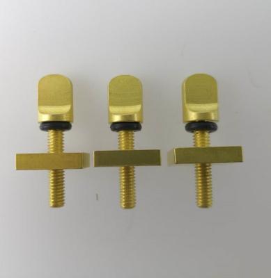 China Waterproof Surfboard Surf Accessories Brass Fin Screw And Plate for sale