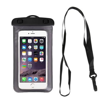 China PVC Waterproof Cell Phone Case Mobile Phone Pocket Waterproof Bag for sale