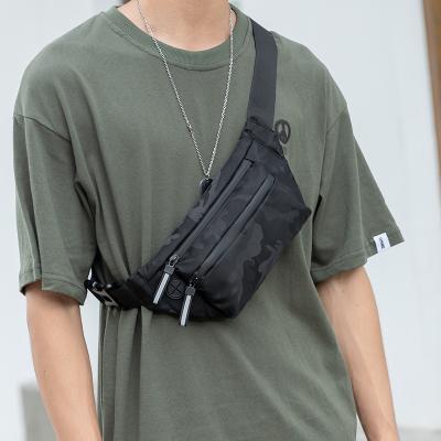 China Water Proof Manufacturer Mens Fanny Pack Leisure Trunk Bag Single Shoulder Bag Sports Travel Small Cross - Body Camouflage Waist Bag for sale