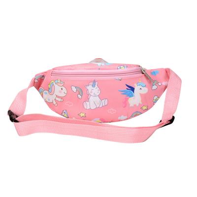 China Adjustable Waist Bag Children's Chest Bag New Cartoon Dinosaur Unicorn Shoulder Cross - Body Bag Boys And Girls Fanny Pack for sale