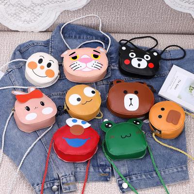 China Cute Fashionable Cute Cartoon Animal Shape Kids Mini Cross - Body Coin Purse Bag for sale