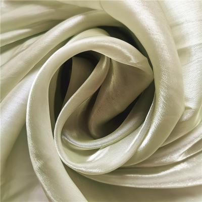 China 100% Polyester Organza Silk Fabric Sheer Voile Scarf Organic Fabric For Skirts Wedding Dress for sale