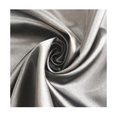 China Eco Friendly Satin Tear-Resistant Fabric Recycled Satin Shiny 100% Polyester for sale