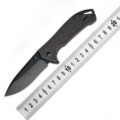 China Sanrenmu 9015-SB Folding Pocket Knife Safe Wholesale New Design Non-variable Outdoor Customized Utility Knives EDC Hunting Damascus for sale