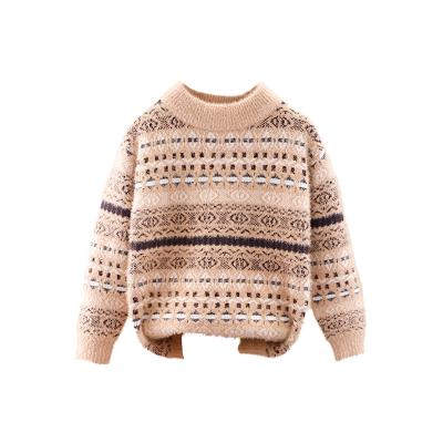 China Anti-wrinkle children's autumn and winter plush boys' sweater for sale