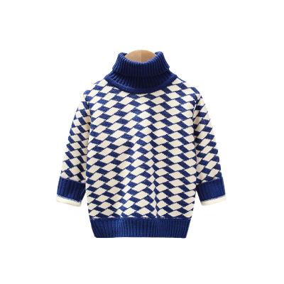 China Breathable Boys' High Neck Sweater Autumn Winter Baby Plush Winter Bottoming New Boys for sale