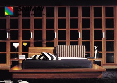 China Solid Wood Contemporary Hotel Furniture Bedroom Sets Big Wardrobe for sale