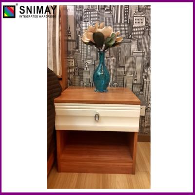 China Metal Handle Shabby chic Nightstand file Cabinet For Bedroom for sale