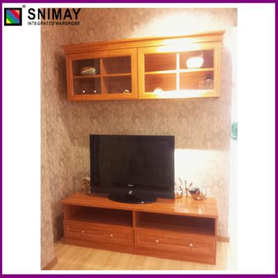 China Wooden Corner Tv Cabinet with doors , modern Mahogany Tv Stand for sale