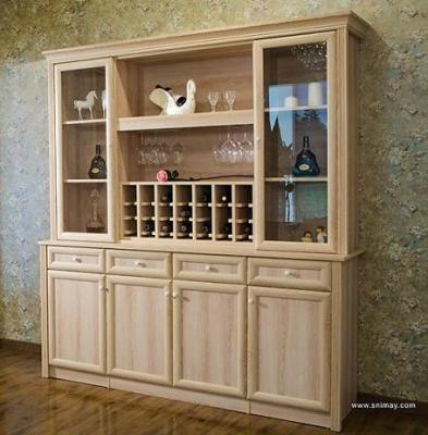 China E0 Grade Living Room Storage Cabinet Durable Reasonable Space for sale