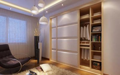 China Luxury Bedroom Wardrobe Closet Designer Wooden With MDF Almirah for sale