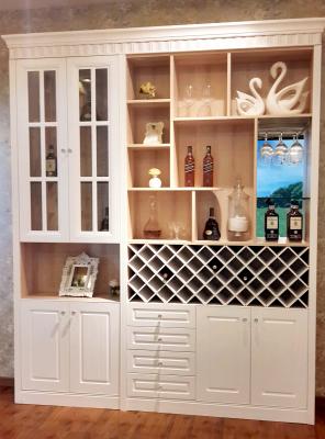 China Wooden Home Bar Wine Cabinet / Living Room Storage Boxes E0 Standard for sale