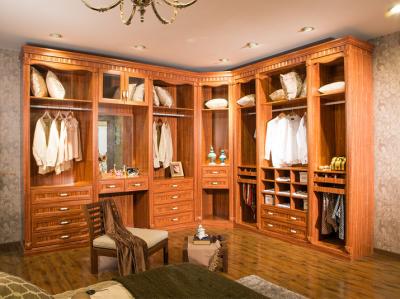 China Melamine Classical MDF Wooden Wardrobe Closet Furniture For Hotel for sale