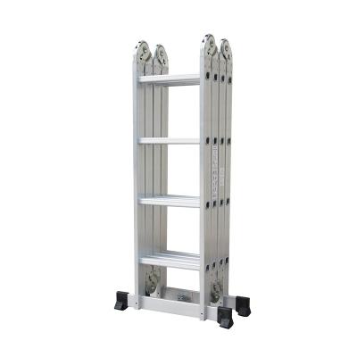 China Folding Ladders 16 Steps 4.5 Meter Combination Aluminum Universal Folding Hinge Extension Ladder Small for sale