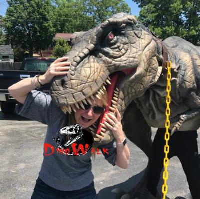 China Dino0724 theme park high quality simulation dinosaur costume t animal rex for sale