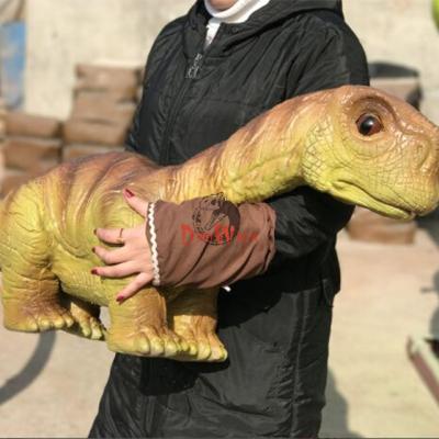 China Theme park dinosaur hand puppet for perpformance and kids for sale