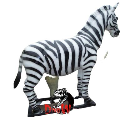 China Dino0353 Theme Park Zebra Realistic Animatronic Animal Model For Park for sale