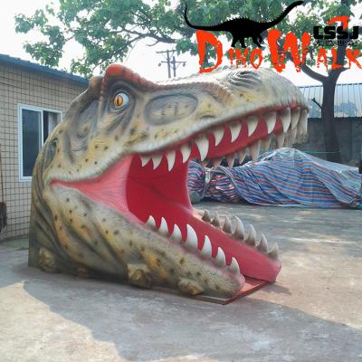 China Exhibits in the exterior & Product Dino029 T-rex Dinosaur Door Amusement Park Indoor Rubber Jurassic Gate for sale