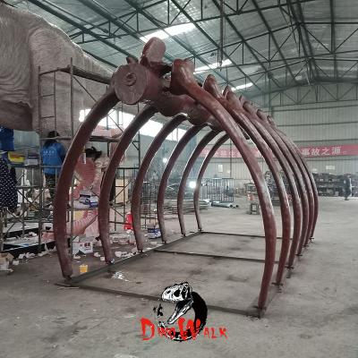 China Theme Park Waterproof High Quality Artificial Bone Jungle Fiberglass Fossil Decoration for sale