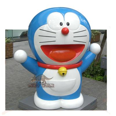 China Exhibits in the exterior & Indoor Product Dino0220 Fiberglass Doraemon Cartoon for sale