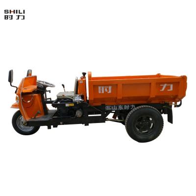 China High Quality Diesel Cargo Dump Mining Tricycle For Mine Not Ground for sale