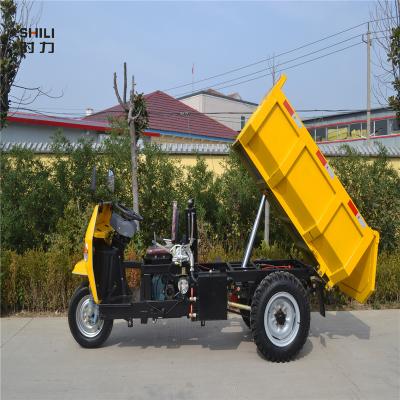 China Factory SupplyingCargo Diesel Medium Driving Tricycle 3 Wheel Mini Dumper 2 Ton for sale