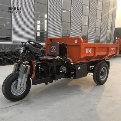 China Medium engine dumper 3 tons engine tricycle diesel dump cargo tricycle export to Peru/Chile/Colombia for sale