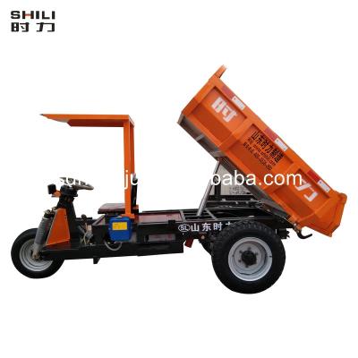 China SL Medium Duty Mining Dump Tricycles 3 Wheel Electric For Shandong for sale